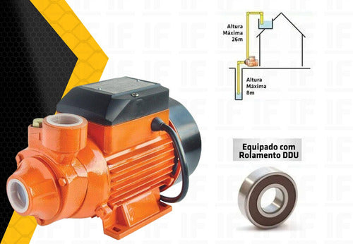 Bomba D´água Periférica 1/2 Hp Bp500 Intech Machine Cor L