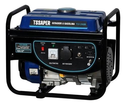 Gerador Energia Gasolina Portatil 1.25kva Tssaper Ts1200b