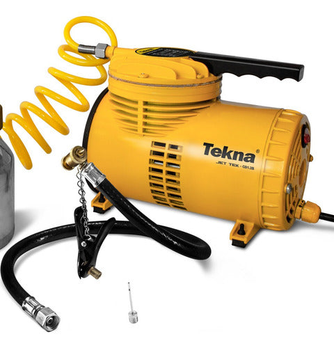 Compressor De Ar Elétrico Portátil Tekna Cd12151bk 0.25hp