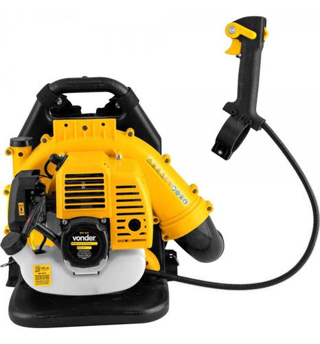 Soprador Costal Vonder Scv 427 A Gasolina 1.7 Hp Amarelo