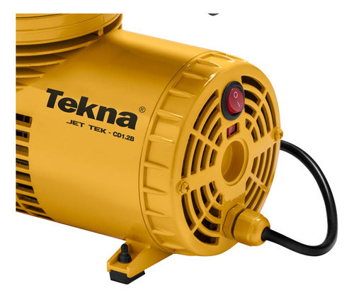 Compressor De Ar Elétrico Portátil Tekna Cd12151bk 0.25hp