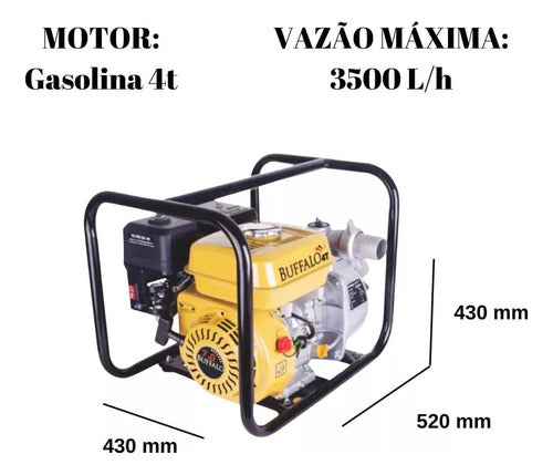 Bomba Autoescorvante 7.0cv Gasolina 2 Pol Buffalo Até 26mt