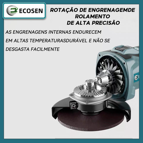 Esmerilhadeira Lixadeira Angular  11000rpm-bateria De Lítio