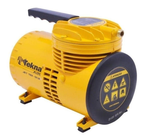 Compressor De Ar Elétrico Portátil Tekna Cd12151bk 0.25hp