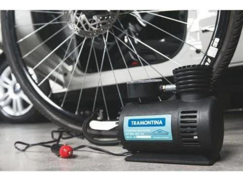 Compressor Ar Portátil Para Carros 300 Psi 50 W 12v Cor Pre