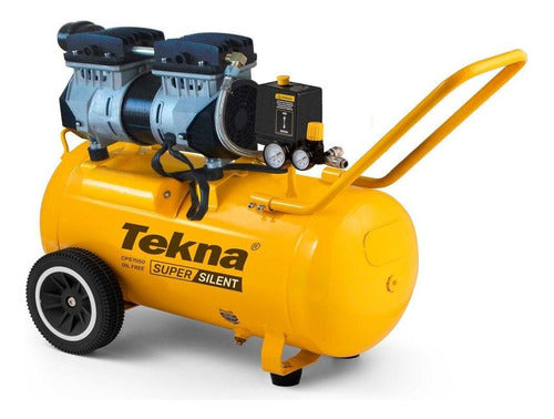 Compressor Ar 6,4 Pés Silencioso 50 Litros Csp7050 Tekna 22