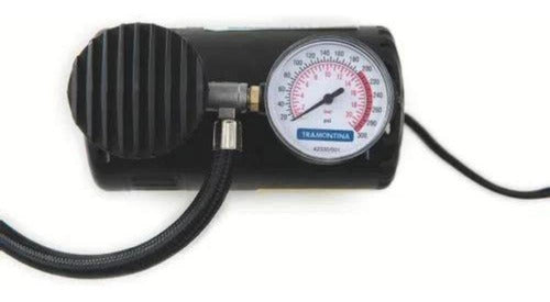 Compressor Ar Portátil Para Carros 300 Psi 50 W 12v Cor Pre