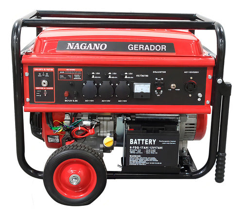 Gerador De Energia A Gasolina 10kva Monofásico 110v/220v