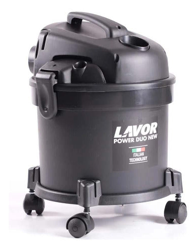 Aspirador De Pó E Água 14l Power Duo New 1250w Lavor Cor P