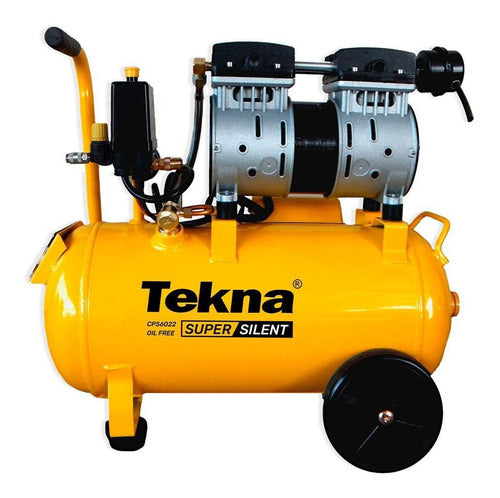 Compressor Ar 20 Litros 5,3 Pés Isento De Óleo Cps6022 Tek