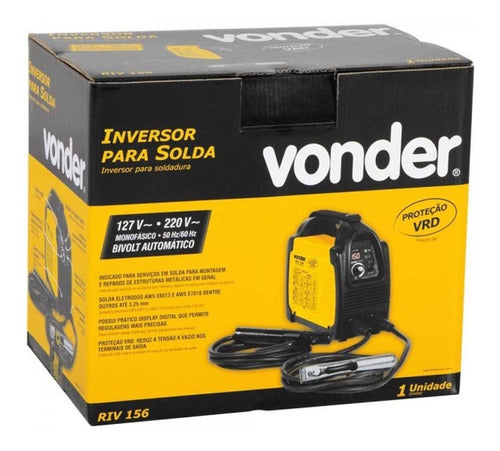 Inversora De Solda Digital Mma Tig 150a Riv156 Bivolt Vonder