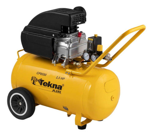 Compressor De Ar 50 Litros 2,5 Hp 8,5 Pés Cp8550 Tekna + Ki