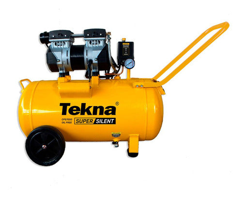 Compressor Ar 6,4 Pés Silencioso 50 Litros Csp7050 Tekna 22