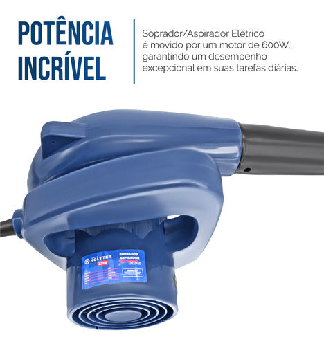 Soprador Aspirador Elétrico Folhas E Resíduos Forest 600w