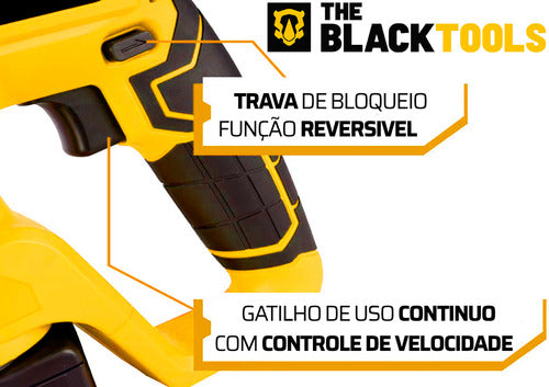 Martelete Rotativo Rompedor Furadeira De Impacto Brushless A