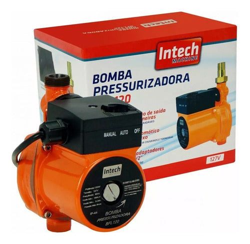 Bomba Pressurizadora 120w 1600l - Intech Machine Bfl120 110v