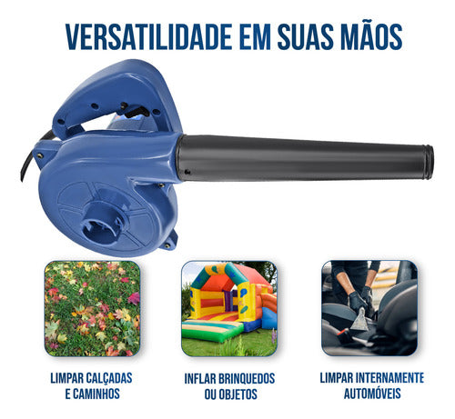 Soprador Aspirador Elétrico Folhas E Resíduos Forest 600w