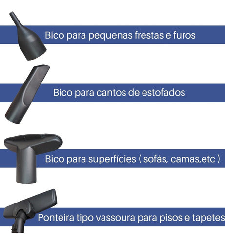 Aspirador De Pó E Água Profissional Potente Soprador Rodin