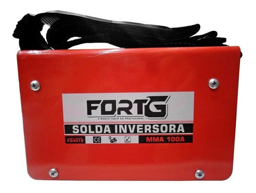 Máquina De Solda Inverter Fortg Inversora Mma 100a Fg4010 V