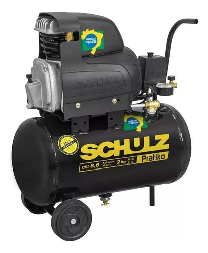 Compressor De Ar Elétrico Portátil Schulz Pratic Air Csi 8