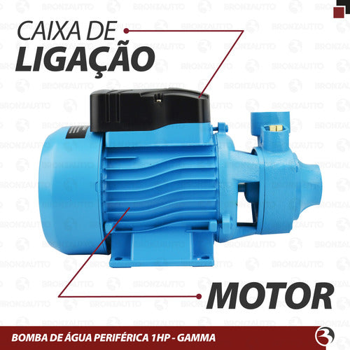 Gamma G2767 Biv Bomba D Água Periférica 1cv 750w