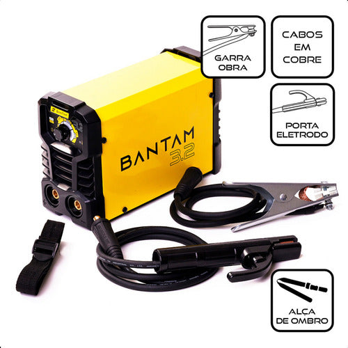 Máquina De Solda Inversora Esab Bantam 3.2 Bivolt 110v/220v