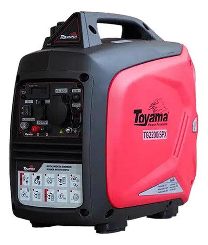 Gerador De Energia A Gasolina Tg2200ispx 220v Digital Toyama