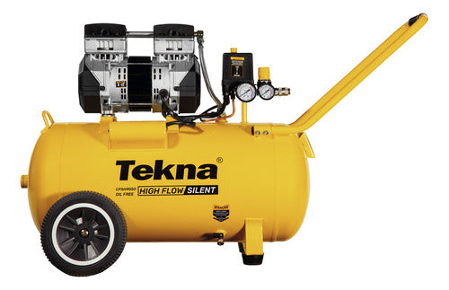 Compressor De Ar Elétrico Portátil Tekna Cpsh9050 50l 2.5h