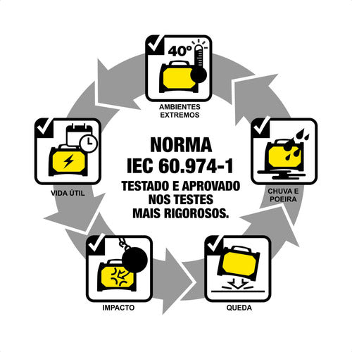 Máquina De Solda Inversora Esab Bantam 2.5 Bivolt 110v/220v