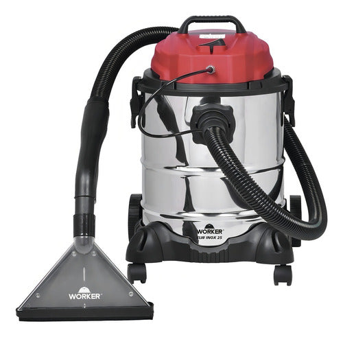 Worker Extratora Profissional Elw 25l Plateado E Vermelho 11