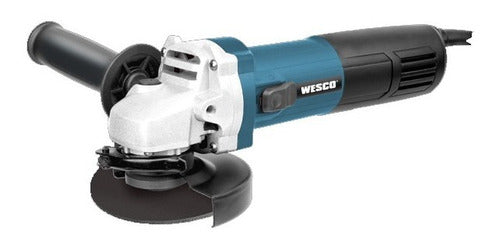 Esmerilhadeira Angular Wesco Ws4740 De 60 hz Azul-turquesa