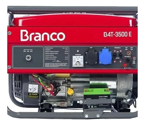 Gerador À Gasolina 3,5kva Com Partida Elétrica Mono - Bran