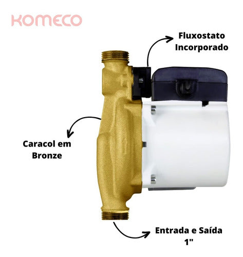 Pressurizador De Água Komeco Tp 80 G4 60hz Automático Bron