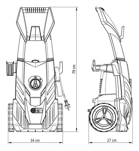 Lavadora De Alta Pressão 42552022 Master Para Uso Moderado