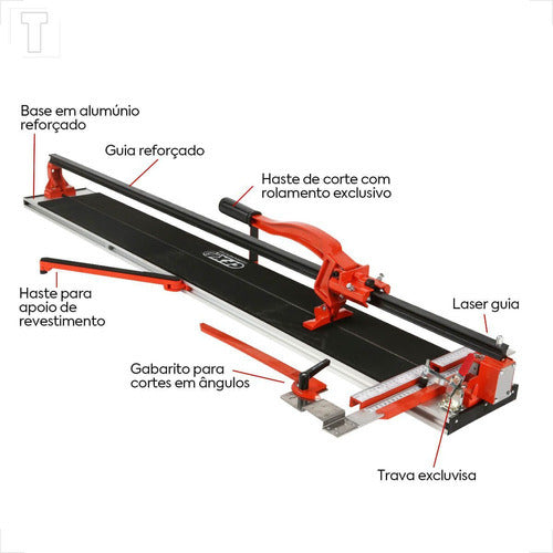 Cortador Piso Cfx Profissional Base Reforcada 125 Cm De Reve