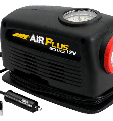 Mini Compressor Portátil Analógico 12v Air Plus Schulz Cor