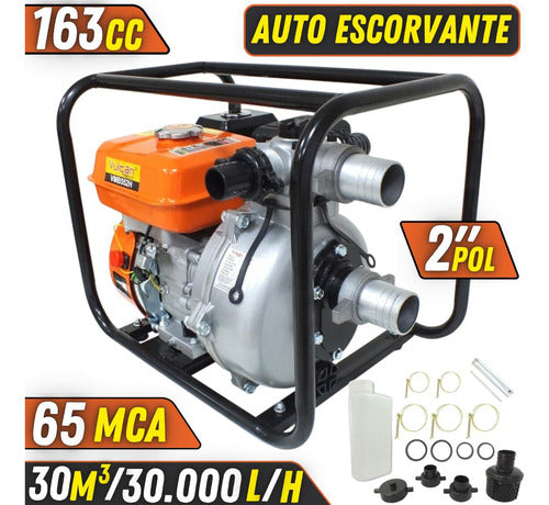 Moto Bomba Vulcan Vmb552h Gasolina 4t 5.5hp Autoescorvante