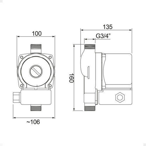 Pressurizador De Água Pl12 Lorenzetti 220v Para Sistemas Hi