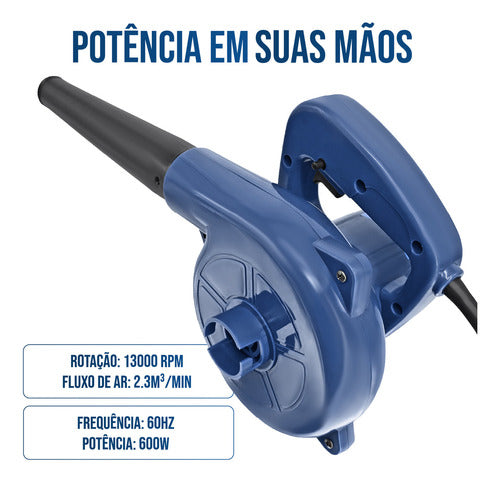 Soprador Aspirador Elétrico Folhas E Resíduos Forest 600w