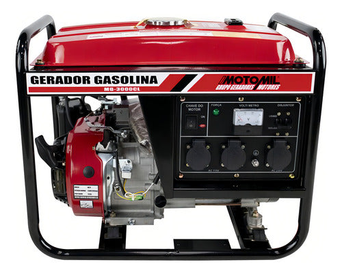 Gerador De Energia Portátil Motomil Mg3000cl 2800w Monofás