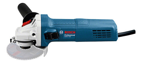 Mini Esmerilhadeira Angular Bosch Professional Gws 700 Azul