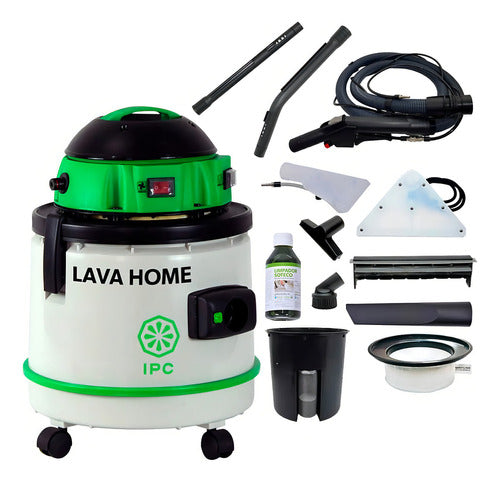 Lava Aspirador Tambor Ipc Lava Home 27l  Preto E Verde 220v