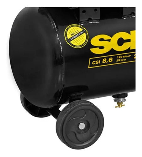 Compressor De Ar Elétrico Portátil Schulz Pratic Air Csi 8