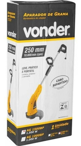 Aparador De Grama Ag 1500bp 1.500 W Vonder 220v Cor Amarelo