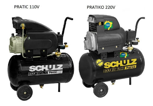 Compressor De Ar Elétrico Portátil Schulz Pratic Air Csi 8