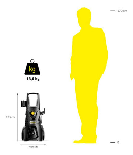 Lavadora De Alta Pressão Kärcher K5 Motor A Indução 2.10