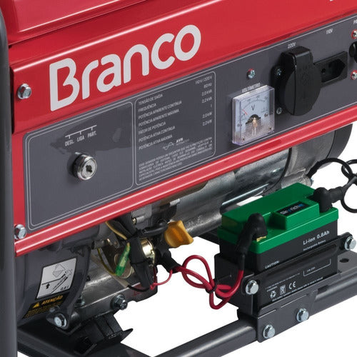 Gerador De Energia Branco B4t 2500se 2.2kva Partida Elétric