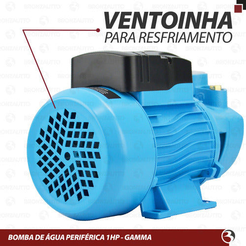 Gamma G2767 Biv Bomba D Água Periférica 1cv 750w