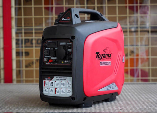 Gerador De Energia A Gasolina Tg2200ispx 220v Digital Toyama