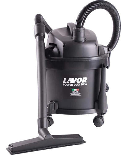 Aspirador De Pó E Água 14l Power Duo New 1250w Lavor Cor P